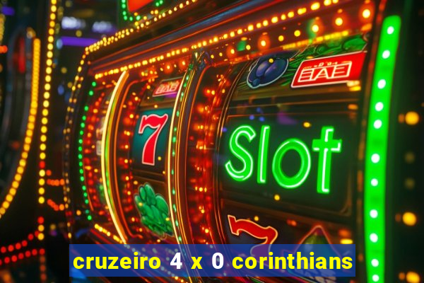 cruzeiro 4 x 0 corinthians